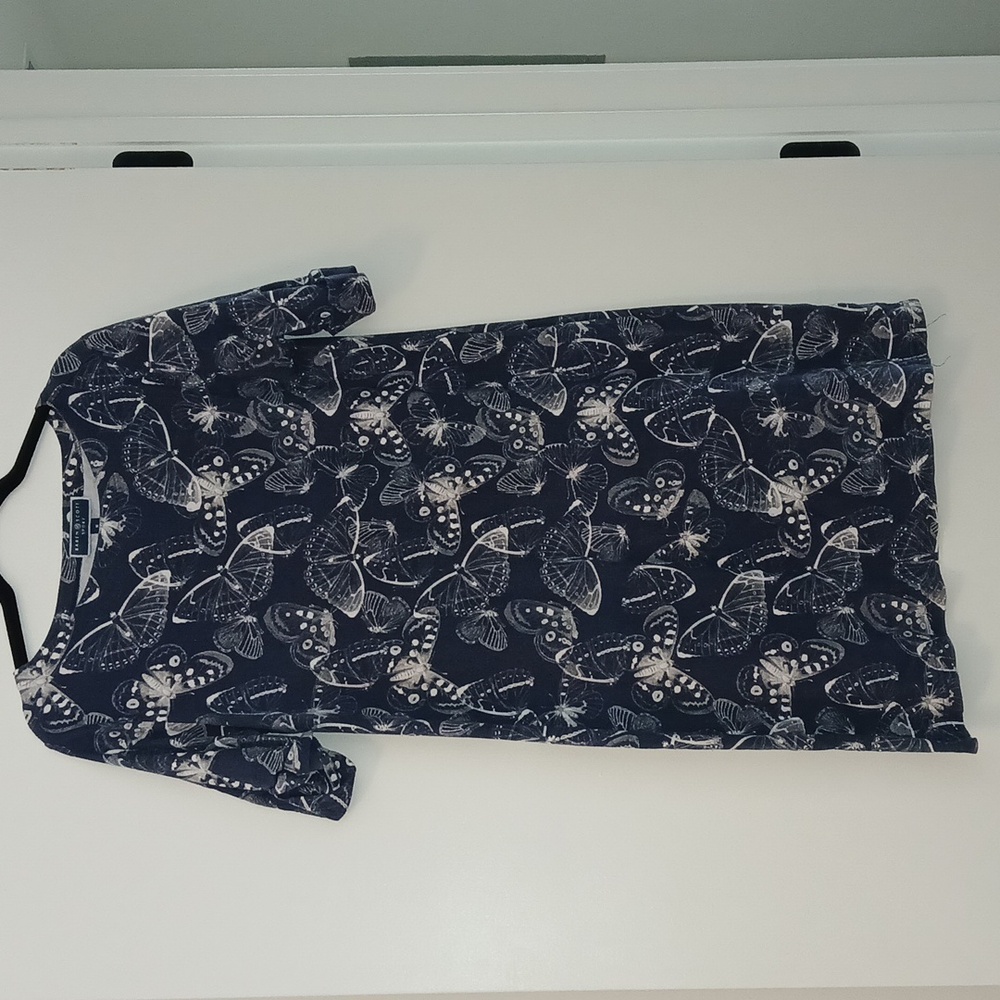 Karen Scott Butterfly Print Dress
